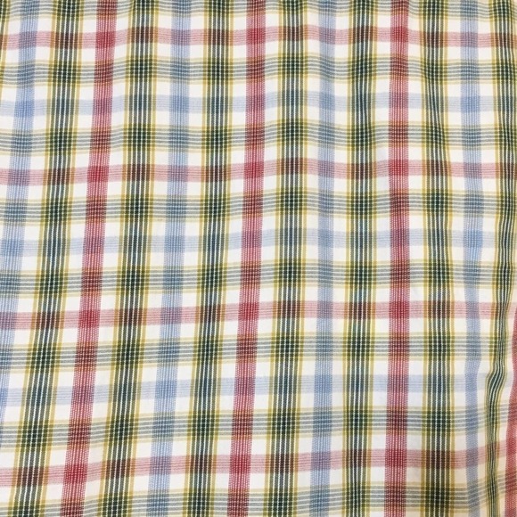 HICKEY Freeman Men's Button Up Lightweight Plaid Collared Dress Shirt Size L - Picture 5 of 6